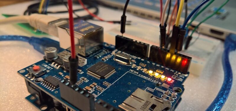 Arduino UNO mit Ethernet shield